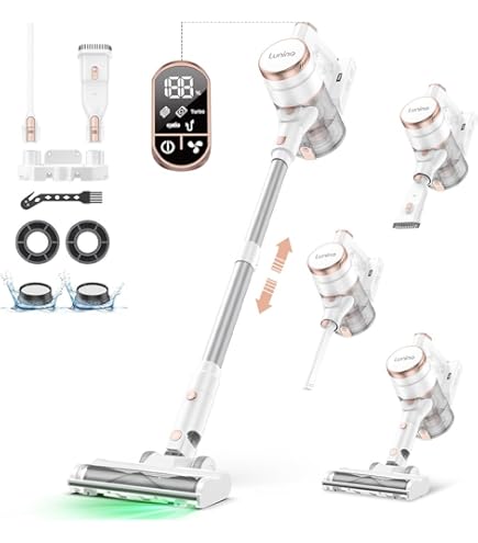 Amazon | UWANT コードレス掃除機 3段階吸引力 自動ゴミ収集
